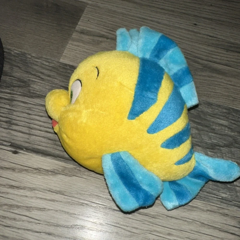 Disney Flounder Plush Stuffed Animal from‎ The Little Mermaid